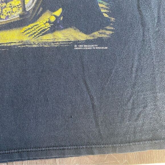 megadeth brockum 1993 countdown to extinction tour t-shirt - Picture 7 of 8